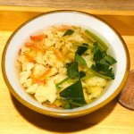 三葉櫻花蝦豆腐味噌湯