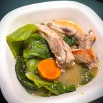 「金銀蛋」芥菜蕃薯排骨湯