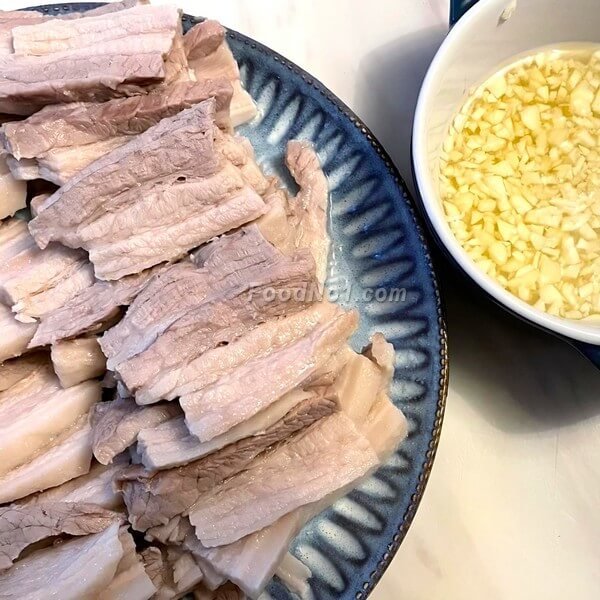 蒜泥白肉做法,蒜泥白肉醬汁