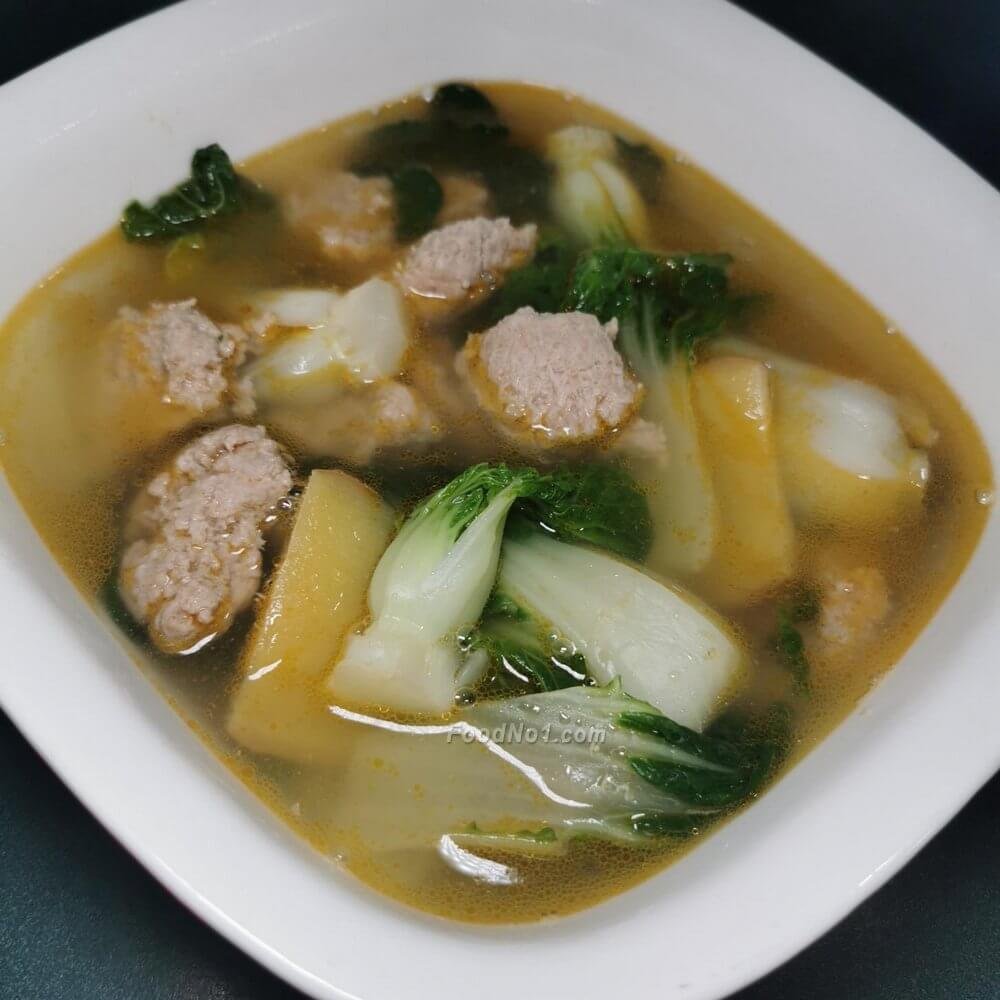 金湯鮮蔬肉丸湯