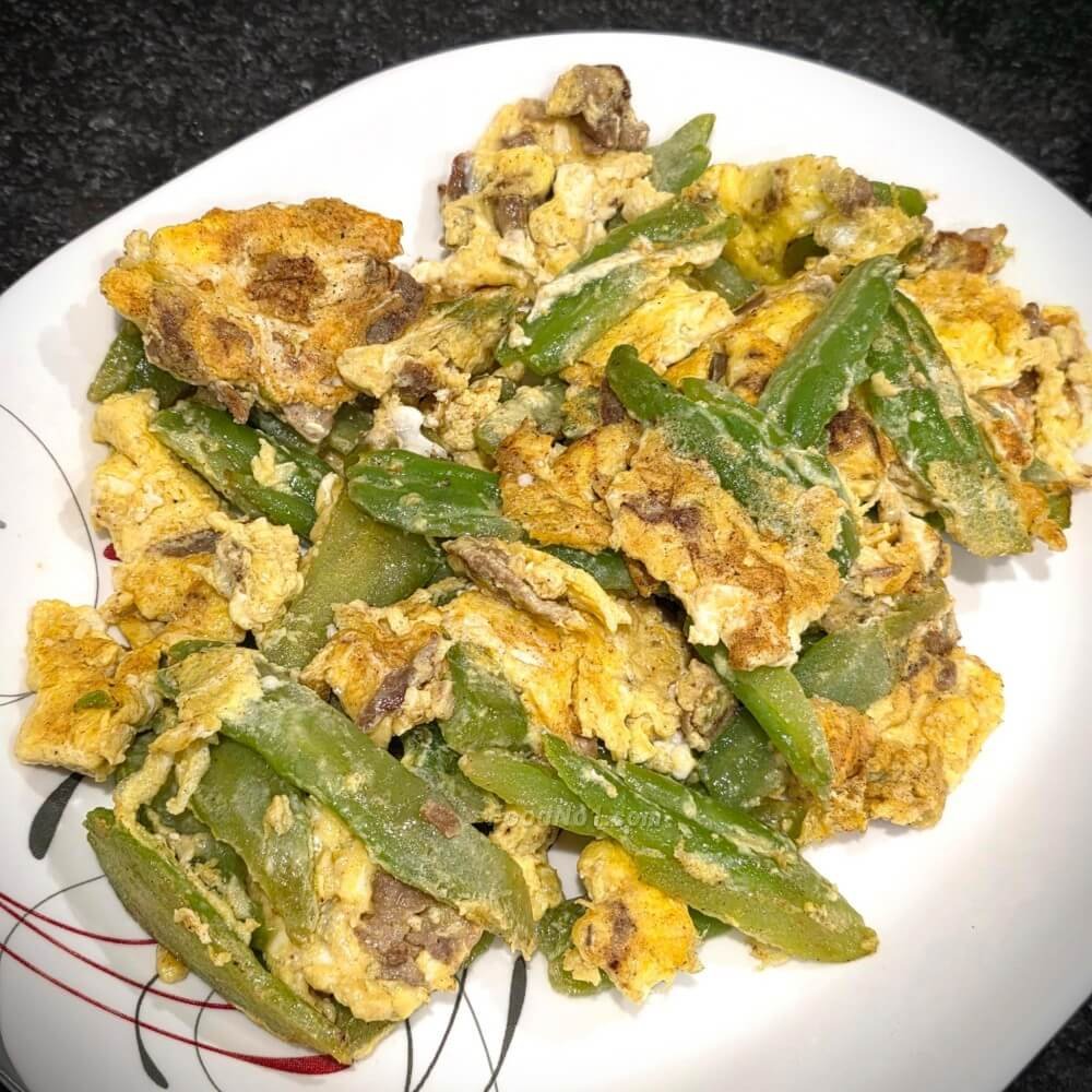 苦瓜肉碎炒蛋