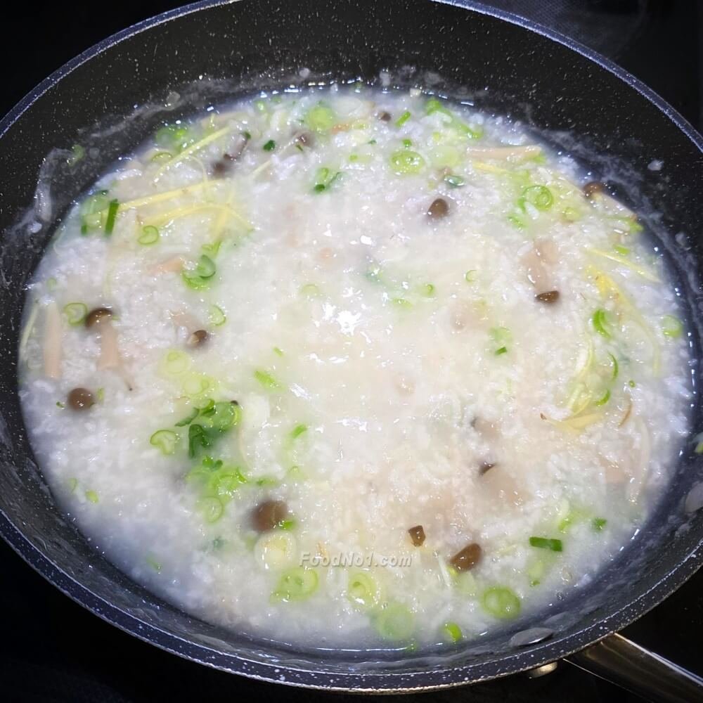 鮮蝦墨魚海鮮粥-粥底