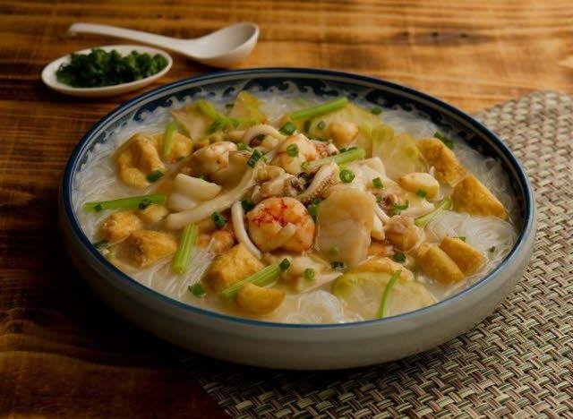 粉絲炸菜海鮮煲