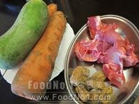青蘿蔔, 紅蘿蔔, 排骨, 蜜棗, gr-radish-ribs-soup01