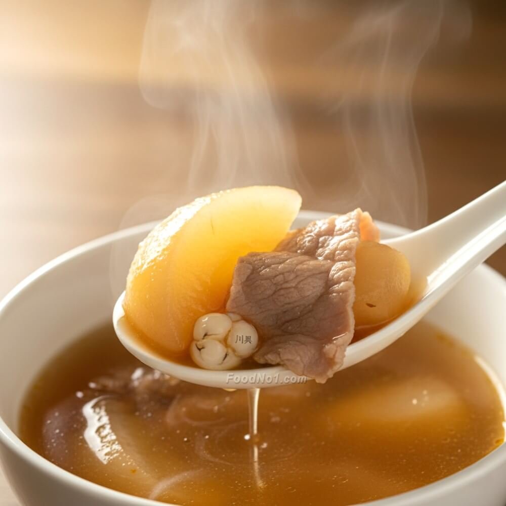 雪梨川貝南北杏瘦肉湯-好湯