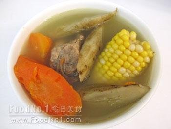corn-chestnuts-carrot-soup