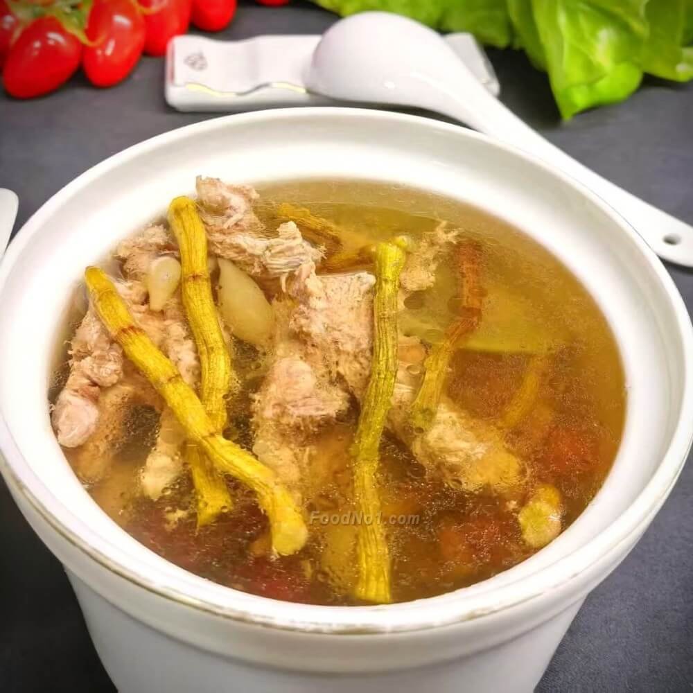石斛百合蓮子燉鴨湯/秋季潤燥養陰鴨湯