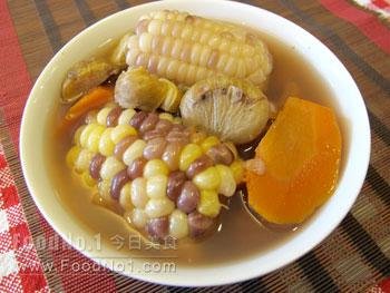 corn-chestnuts-carrot-soup