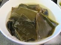海帶洗淨,用清水浸泡過夜 mung bean_seaweed_soup05