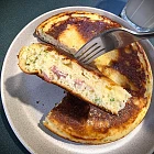 鹹香煙肉熱香餅