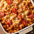 鮮茄芝士焗通粉