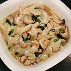 鮮蝦香菇雲吞皮湯食譜