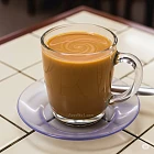 黑白淡奶港式奶茶