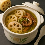 蓮藕章魚綠豆湯