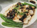 豉汁帶子蒸豆腐