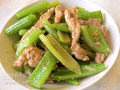 蒜茸肉絲炒西芹