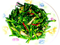 韭菜花炒肉絲