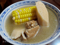 鮮淮山栗米瘦肉湯
