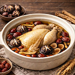 花菇黨參紅棗雞湯(健脾益氣、補血安神) 花菇黨參紅棗雞湯